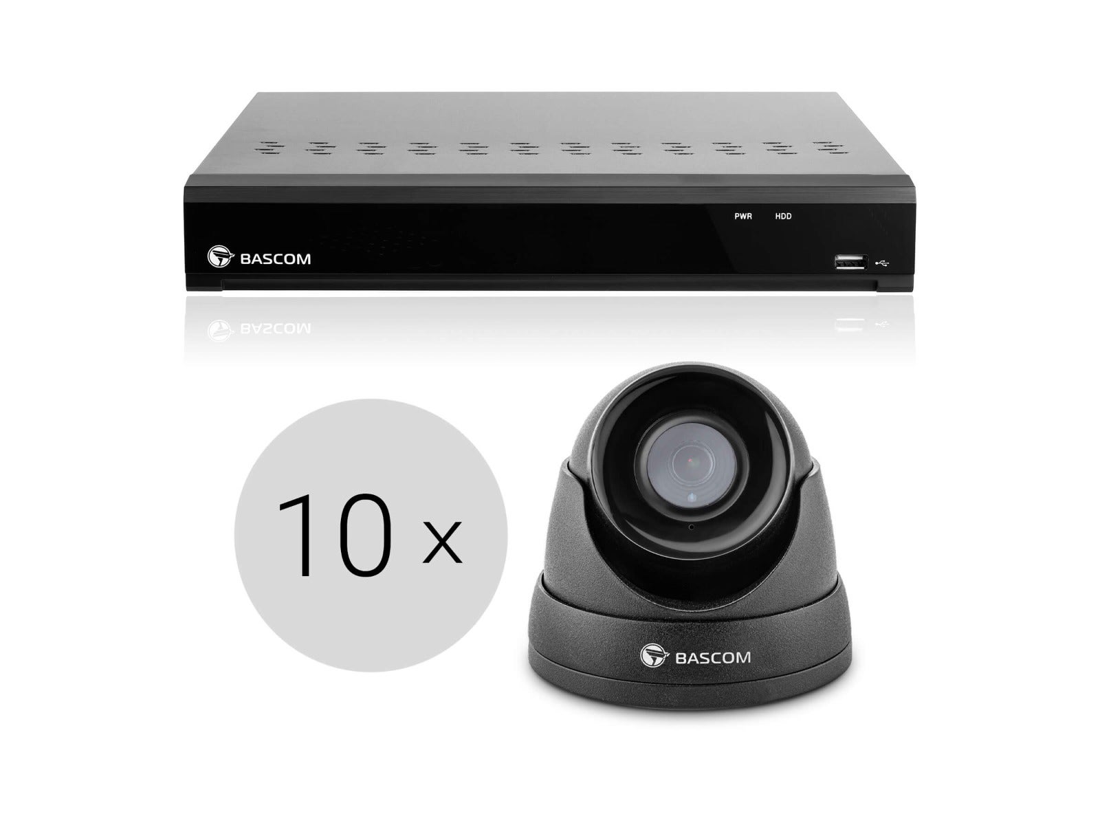 Bekabeld 10-dome-systeem