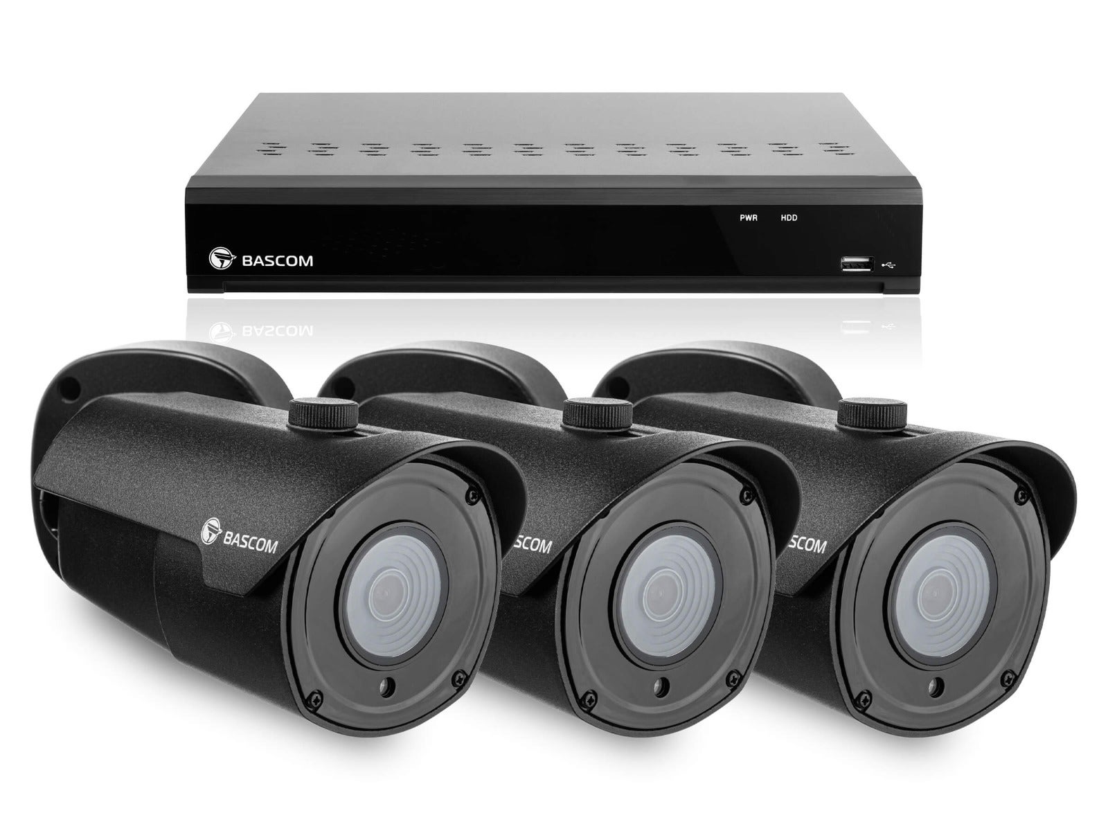 Bekabeld 3-bullet-systeem