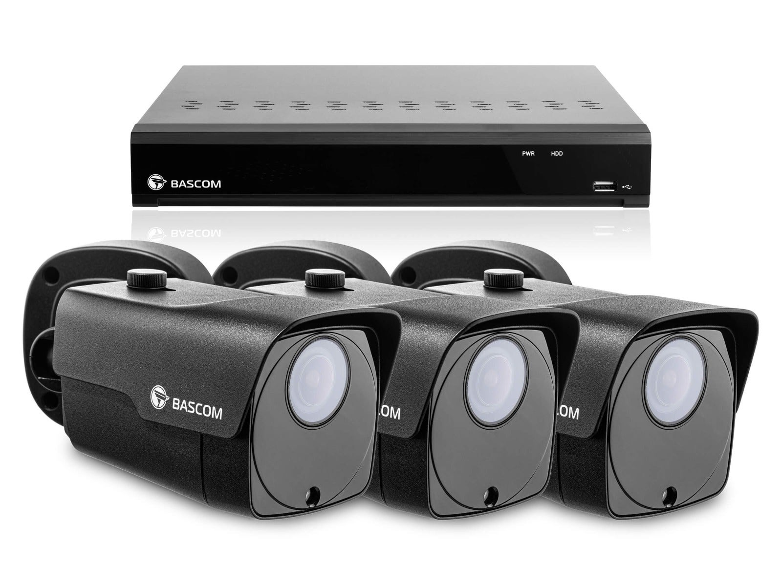 Bekabeld 3-bullet-systeem PLUS