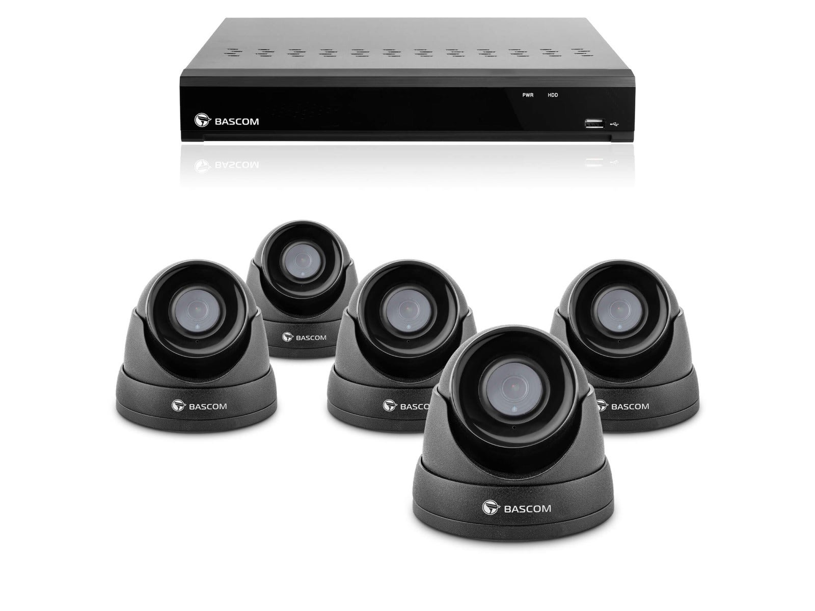 Bekabeld 5 -dome-systeem