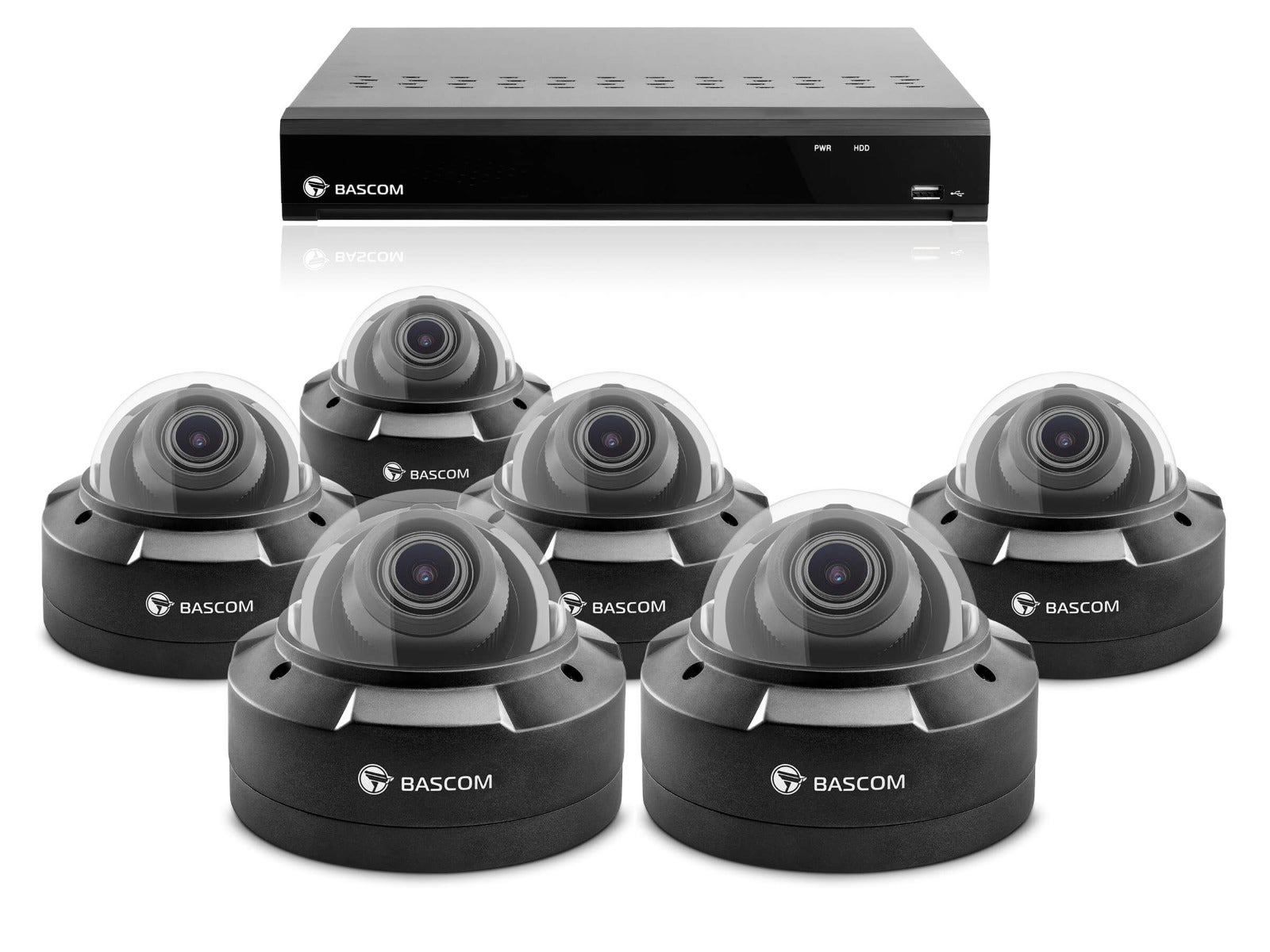 Draadloos 6-dome-systeem PLUS