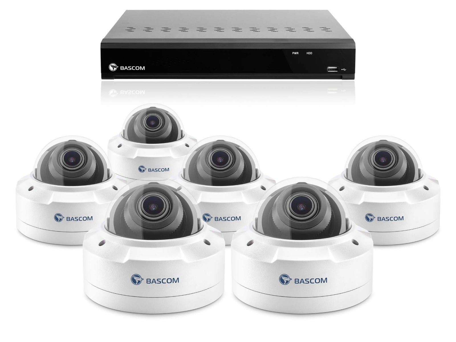 Draadloos 6-dome-systeem PLUS