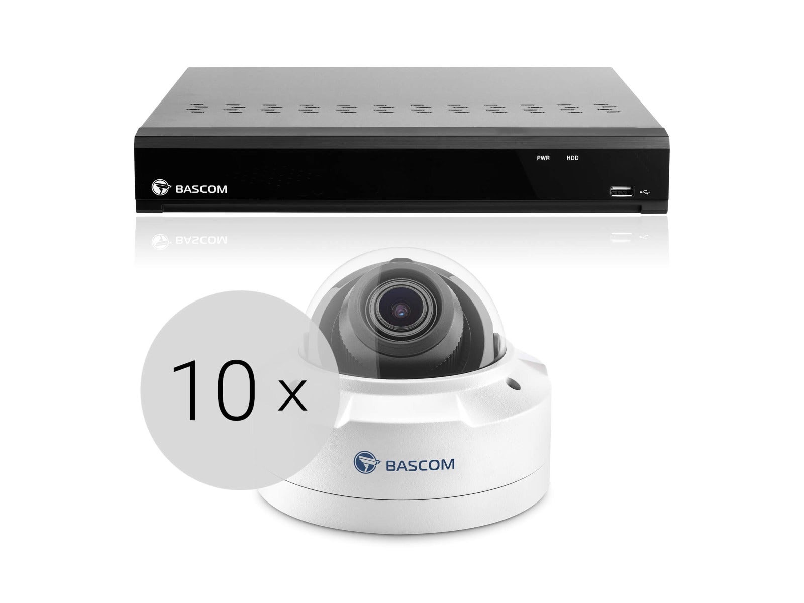 Bekabeld 10-dome-systeem PLUS