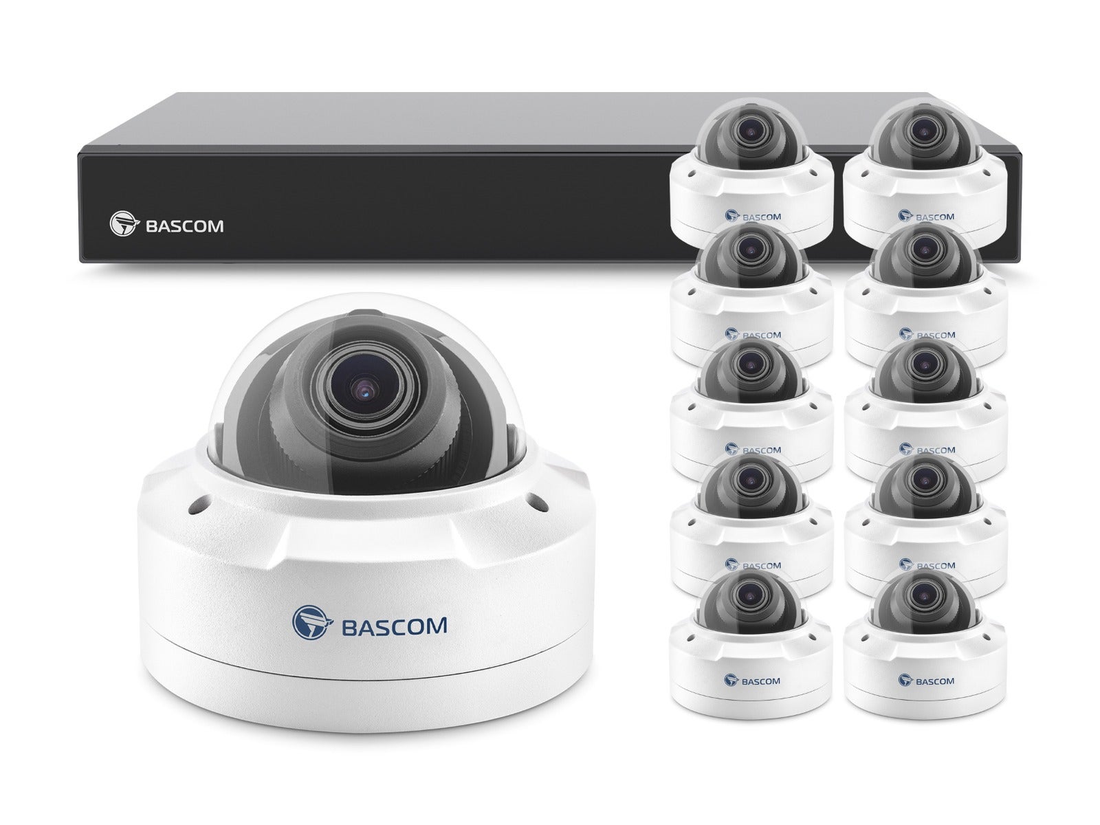 Bekabeld 10-dome-systeem PLUS