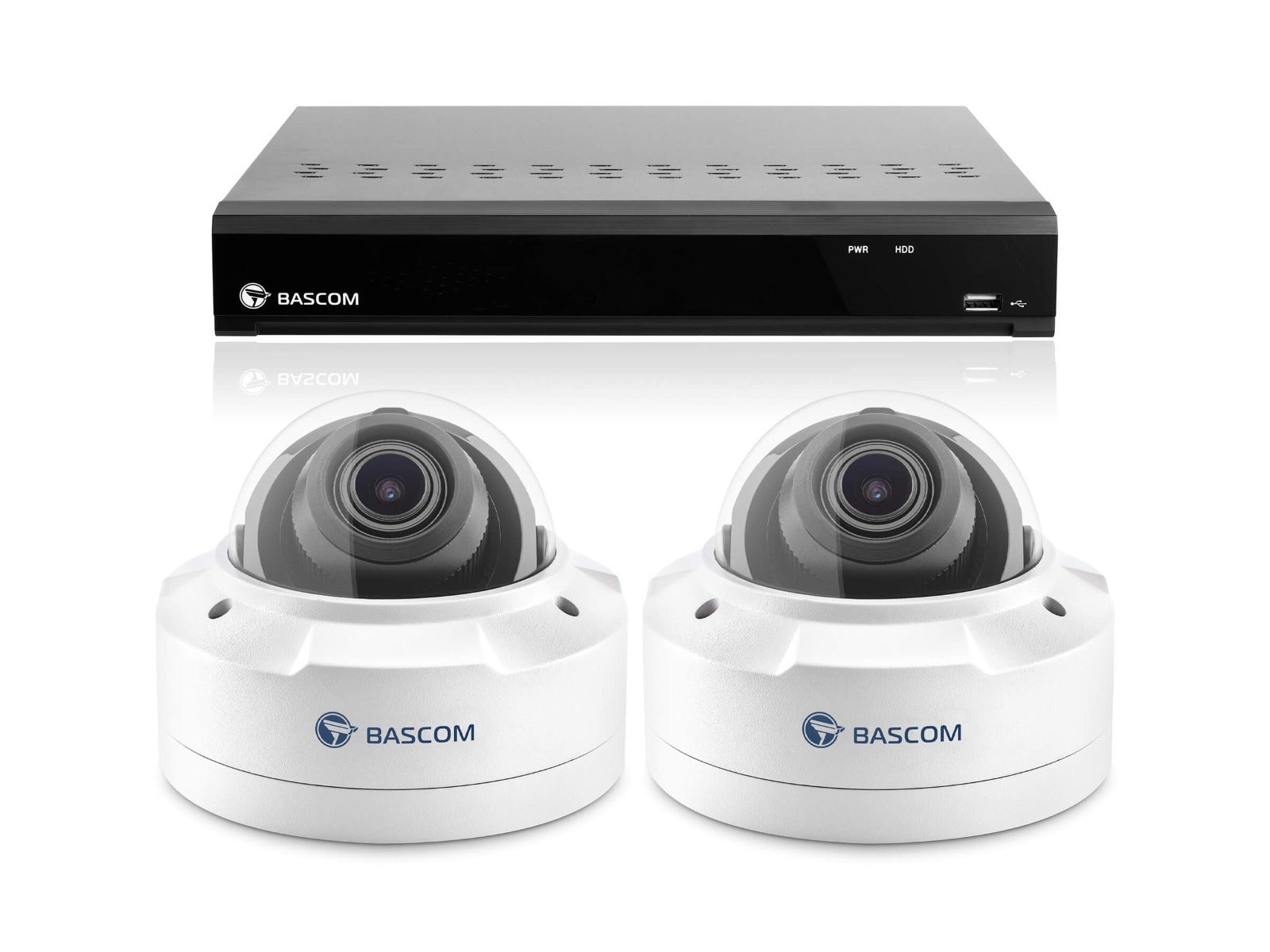 Bekabeld 2-dome-systeem PLUS